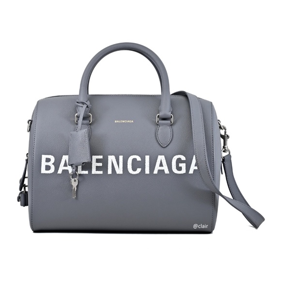 Balenciaga Handbags - Balenciaga Medium Ville Leather Bowling Satchel